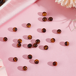 120шт натуральные бусины тигровый глаз&nbsp;G-PA0001-05A