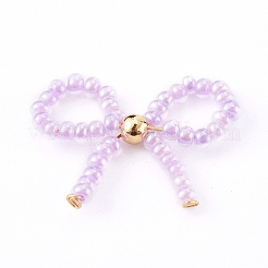 Стеклянные бусины ручной работы плетеные подвески&nbsp;PALLOY-JF00632