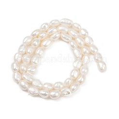 Brins de perles de culture d'eau douce naturelles&nbsp;PEAR-P064-20H-06A