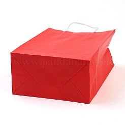 Sacs en papier kraft de couleur pure&nbsp;LS-AJEW-G020-A-12