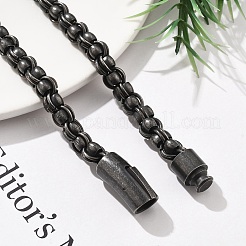 Ожерелья из нержавеющей стали 304 с цепочкой-коробкой для женщин и мужчин NJEW-A033-03C-AS