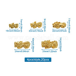 Сплавочные бусины PALLOY-TA0002-14G