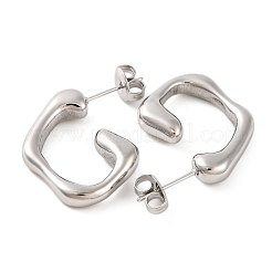 Серьги-гвоздики из нержавеющей стали 304&nbsp;EJEW-G395-25P