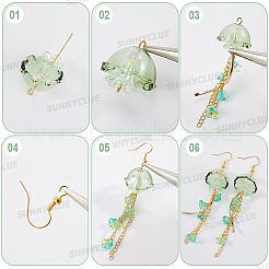 Набор для самостоятельного изготовления сережек в виде медузы&nbsp;AJEW-SC0031-12