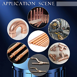 10 pz. 10 bastoncini di rame puro&nbsp;FIND-BC0002-35