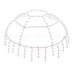 Пластиковые повязки на голову из жемчужной сетки&nbsp;OHAR-WH20007-07S