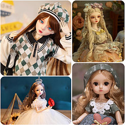 5個 5色 PPドール用ウィッグヘア  DIYの女の子のためのbjdメイキングアクセサリー  ミックスカラー  1000x150~160x0.5mm  1pc /カラー&nbsp;AJEW-GL0002-35