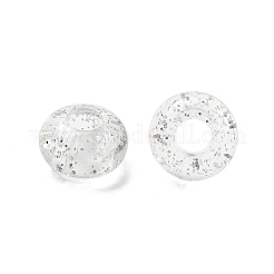 Прозрачного акрилового Европейский бисером&nbsp;TACR-P009-A01-01