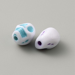 Хэллоуин непрозрачные бусины из смолы FIND-WH0036-07