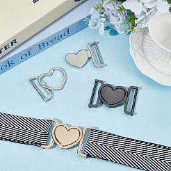 3 clip bikini in lega a forma di cuore in 3 colori&nbsp;FIND-BC0019-43