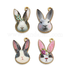 40шт 4 стиля подвески из сплава с эмалью&nbsp;ENAM-CJ0004-05