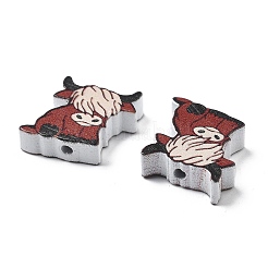 Печатные деревянные бусины WOOD-G023-03B