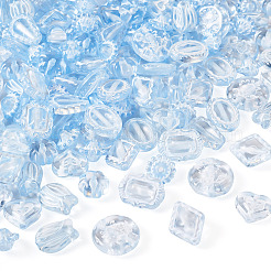100 г прозрачных акриловых бусин&nbsp;OACR-TA0003-22C