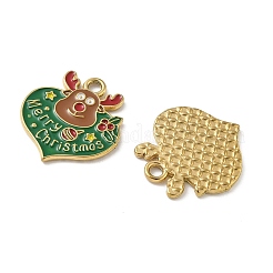 Подвески из нержавеющей стали 304 с эмалью&nbsp;STAS-L300-012G-25