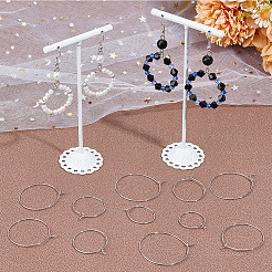 160 шт. 4 стильных латунных кольца-подвески для бокалов вина KK-SP0001-33P