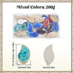 Cabujones de porcelana hechos a mano de 200 g&nbsp;PORC-SP0001-03D