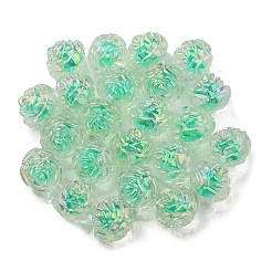 УФ-покрытие радужными переливающимися акриловыми бусинами&nbsp;OACR-P010-20E