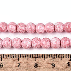 Выпечка краска бисер пряди DGLA-N016-6mm-02