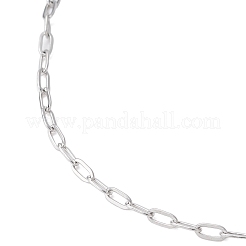 Изготовление ожерелья со скрепками из нержавеющей стали 304 толщиной 2.5 мм&nbsp;AJEW-JB01410