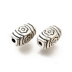 Сплавочные овальные бусины тибетского стиля  TIBE-L008-48AS