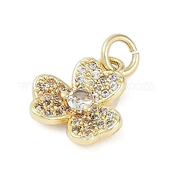Стойки обшивки латунь микро проложить Циркон подвеску&nbsp;KK-H509-23G-01