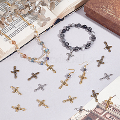 120 шт. 3-х цветные подвески из сплава в тибетском стиле&nbsp;FIND-PH0023-05