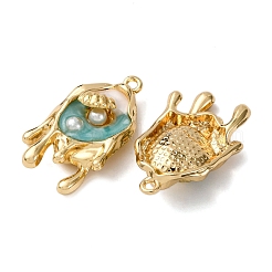 Подвески из эмалевого сплава легкого золота ENAM-B028-27KCG-02