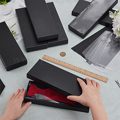 Коробки для хранения бумажно-картонных галстуков&nbsp;CON-WH0107-64A