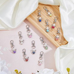 Украшение подвески из акрила и сплава&nbsp;HJEW-DC00005