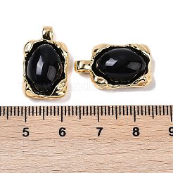 Латунные подвески со стеклом и имитацией агата подвески KK-Q030-24G