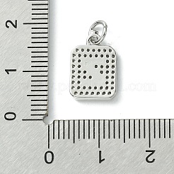 Покрытие стойки латунь микропаве прозрачные кубические циркониевые подвески KK-G501-01Z-P