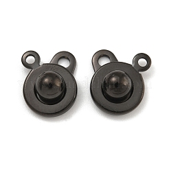 Ионное покрытие (ip) 201 застежки-кнопки из нержавеющей стали&nbsp;STAS-F139-082B