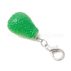 6 шт. подвеска из смолы с фруктами HJEW-JM03814