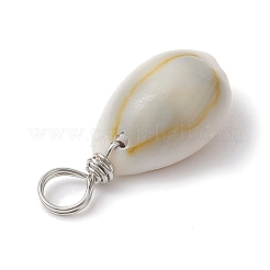 Подвески из натуральной каури PALLOY-JF02681-02