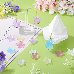 120шт 8 цвета акриловые колпачки для бусин&nbsp;MACR-TA0002-59