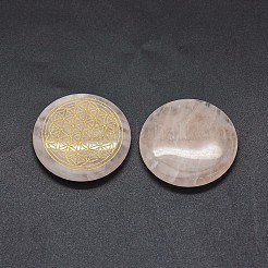 Природного розового кварца подвески&nbsp;G-O175-36B