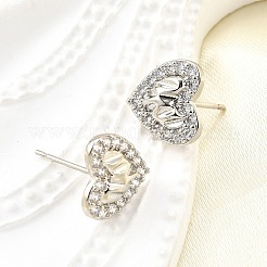 Серьги-гвоздики из циркония EJEW-M103-11P