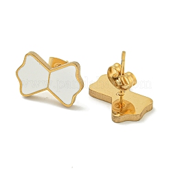 Серьги-гвоздики из нержавеющей стали 304 с ионным покрытием (IP)&nbsp;EJEW-G400-44G