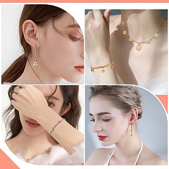 12 шт. подвески в виде маленьких цветов из нержавеющей стали 430&nbsp;JX238A