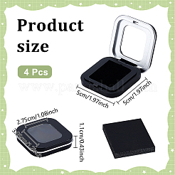 Boîtes de rangement en plastique ABS pour diamants en vrac avec couvercle transparent&nbsp;AJEW-WH0609-746B-01