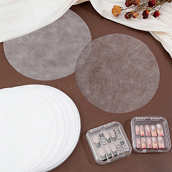 200 filtro de papel para colector de polvo de uñas con esponja&nbsp;AJEW-GF0015-47A