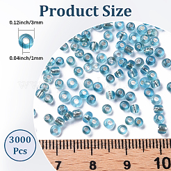 3000pcs cuentas de semillas de vidrio&nbsp;SEED-PA0001-29B-03