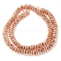 Гальванические нити из синтетических немагнитных гематитовых бусин G-L606-A01-01A