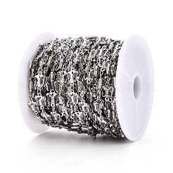 Латунные стеклянные цепочки-подвески в виде бабочек CHC-T018-11B-P