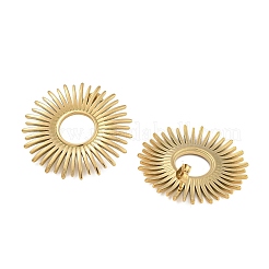 Серьги-гвоздики в форме цветка из нержавеющей стали 304 для женщин&nbsp;EJEW-U022-09G