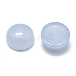 Натуральный голубой агат шнурка кабошоны&nbsp;G-O185-01F-02