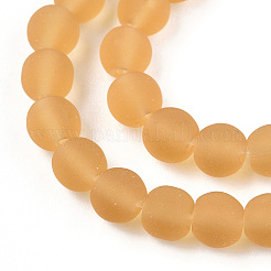 Chapelets de perles en verre transparente  &nbsp;GLAA-T032-T4mm-MD08