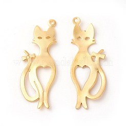 Кулоны для котят из латуни&nbsp;KK-F772-16G
