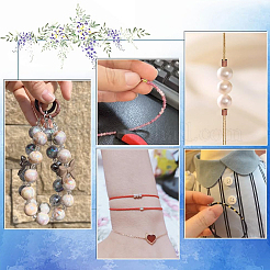 600 шт. 6 цвета латунные обжимные бусины KK-LP0001-16