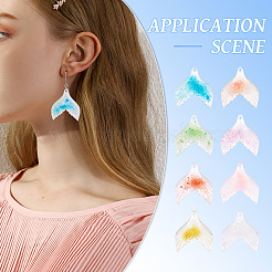 DIY подвески из смолы с рыбьим хвостом&nbsp;DIY-TA0010-71